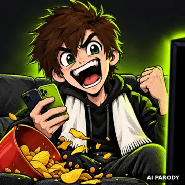 AI parody caricature: klone of @3014XD